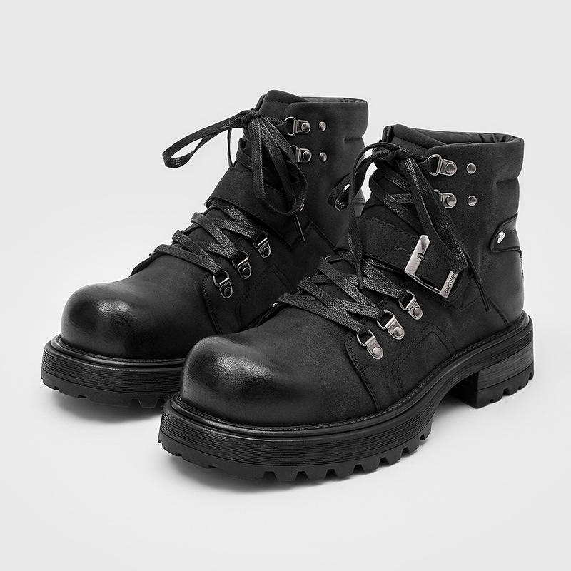 Waterproof Winter Boot - Marka Erkek Deri Çizmeler Motosiklet Kar