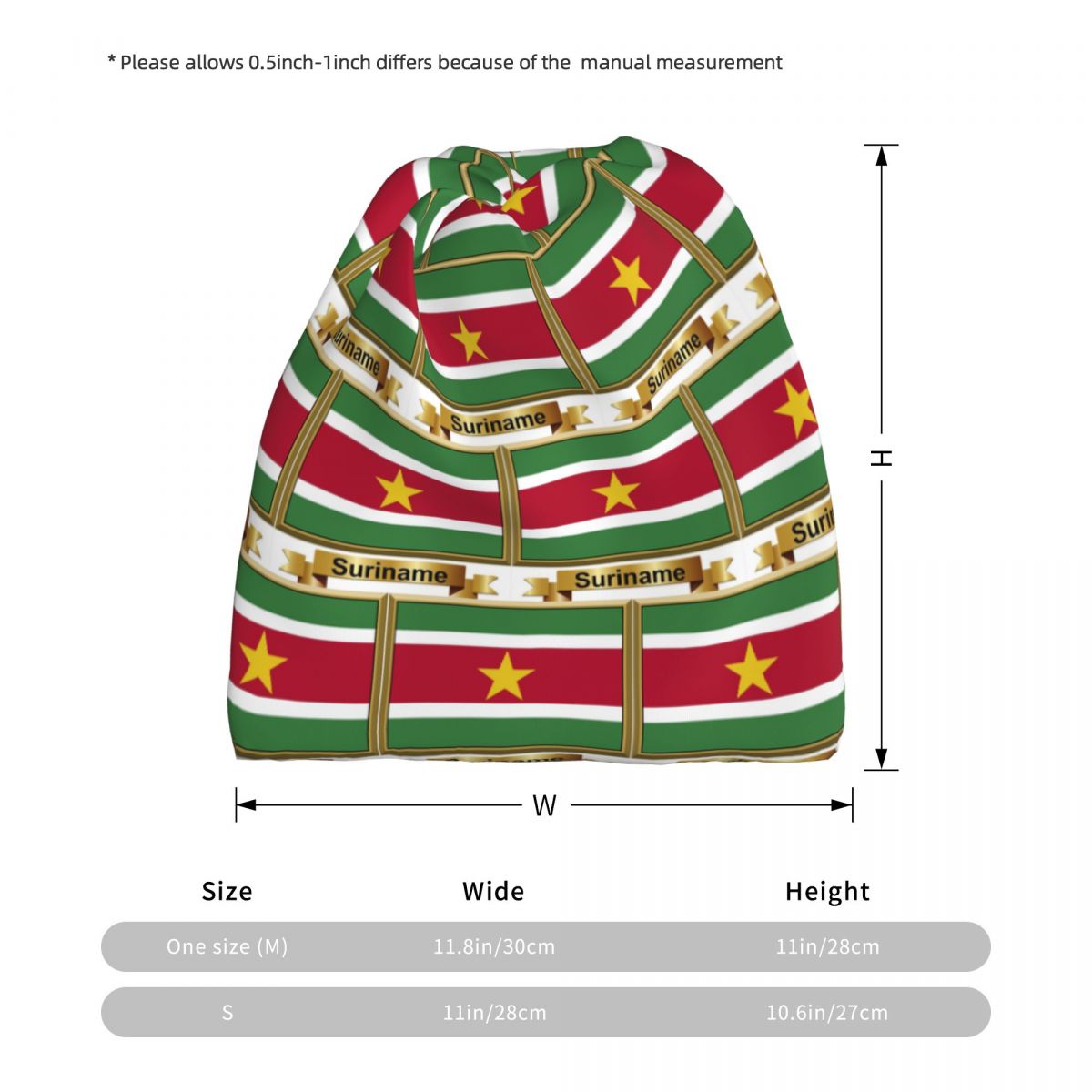 Surinam Bayrağı Ürünleri (N) B - Knit Beanie Hat Warm incelemesi ve fiyatı
