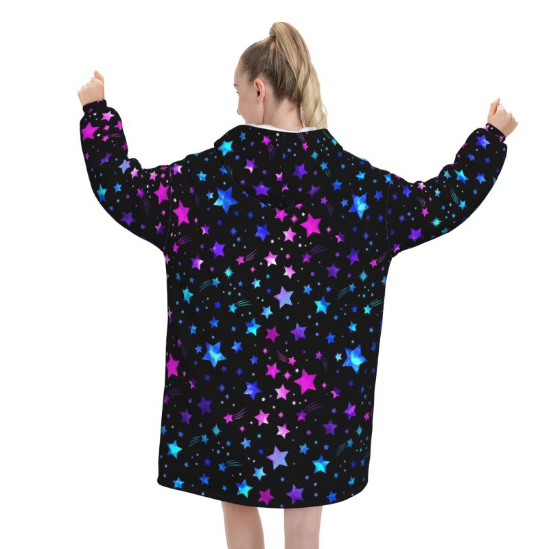 Uzay Galaksi Takımyıldızı Zody - Sherpa Hoodie Fleece incelemesi ve fiyatı